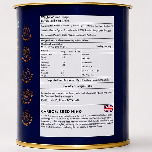 Lumara Carrom Seed Hing Crisps