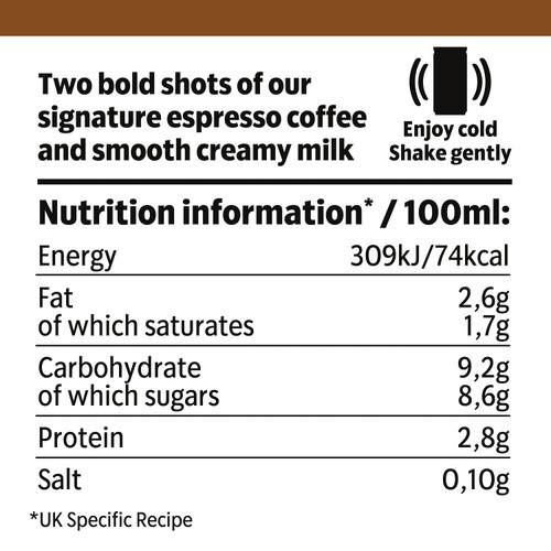 Starbucks Doubleshot Espresso Iced Coffee 