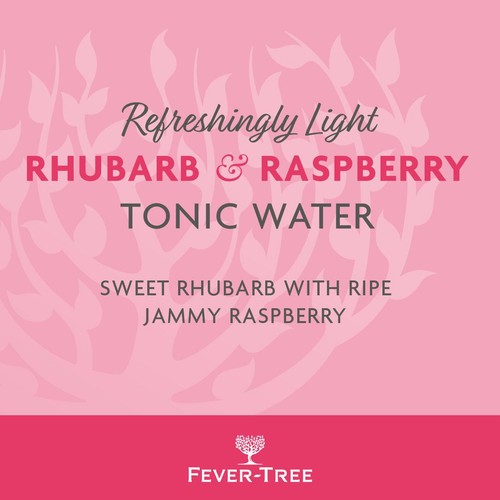 Fever-Tree Light Rhubarb & Raspberry Tonic Cans