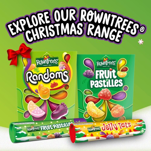 Rowntree's Fruit Pastilles Vegan Friendly Sweets Giant Tube