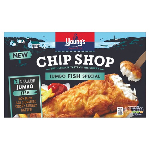 Young's Chip Shop Jumbo Pollock Special