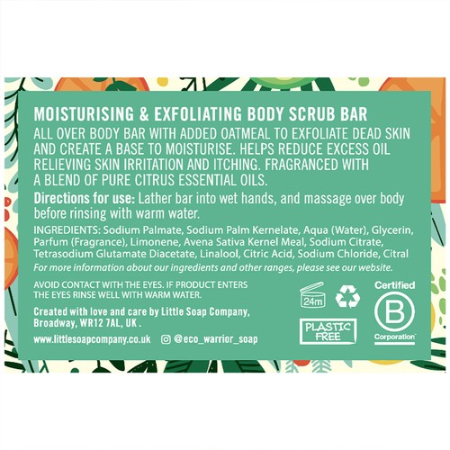 Eco Warrior Body Scrub Bar