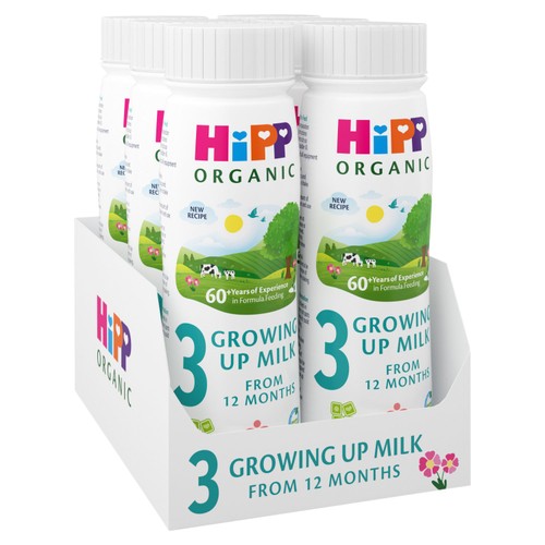 HiPP Organic 3 Growing up Baby Milk Liquid Formula From 12 Months 
