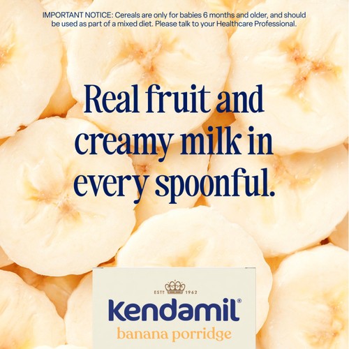 Kendamil Banana Porridge Baby Food 6+ Months