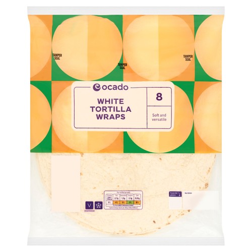 Ocado White Tortilla Wraps
