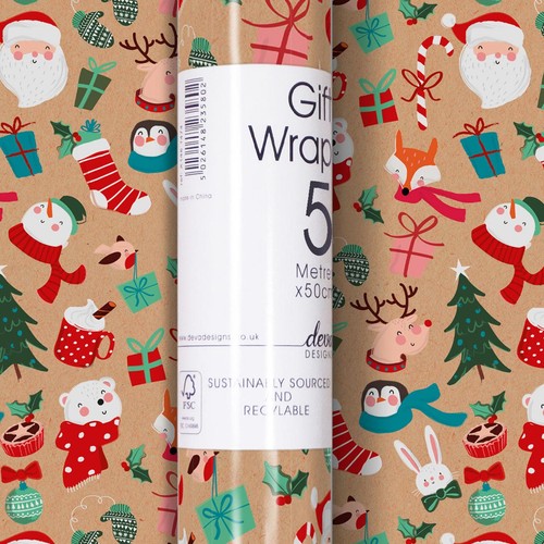Childrens Craft Christmas Rollwrap