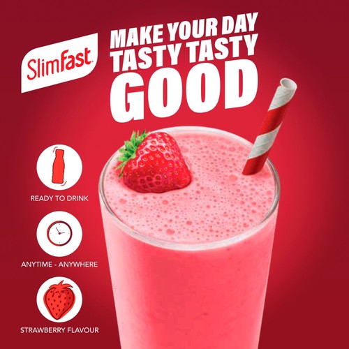 Slimfast Strawberry Protein Shake Multipack