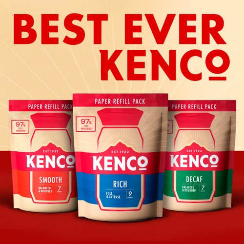 Kenco Decaff Instant Coffee Paper Refill