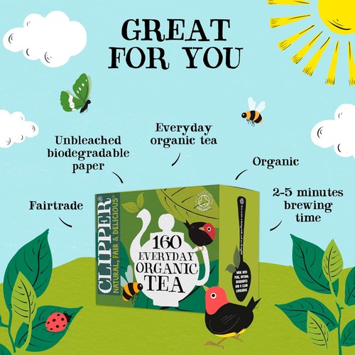 Clipper Organic Everyday 160 Tea bags