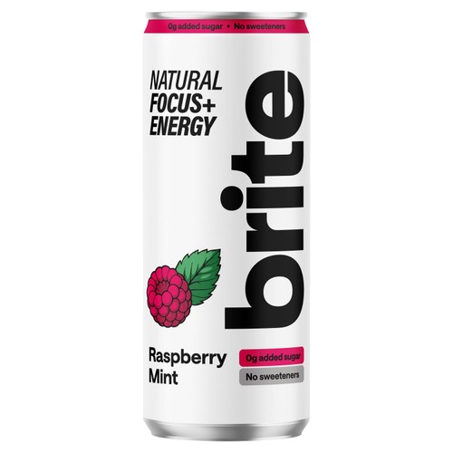 Brite Natural Focus, Energy Raspberry Mint