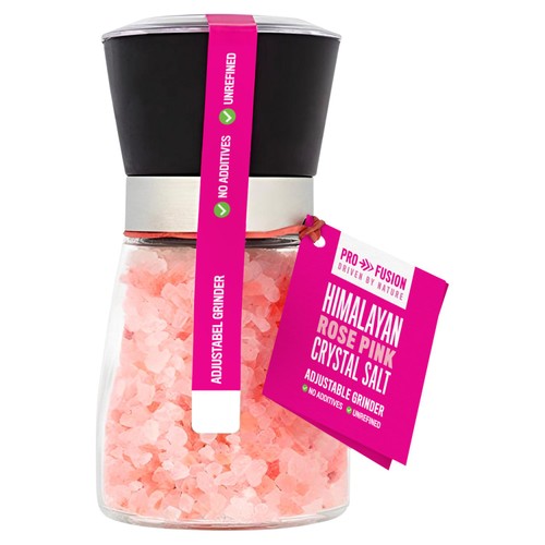 Profusion Himalayan Rose Pink Crystal Salt Coarse MIll