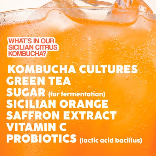 Fix8 Sicilian Citrus Kombucha Multipack