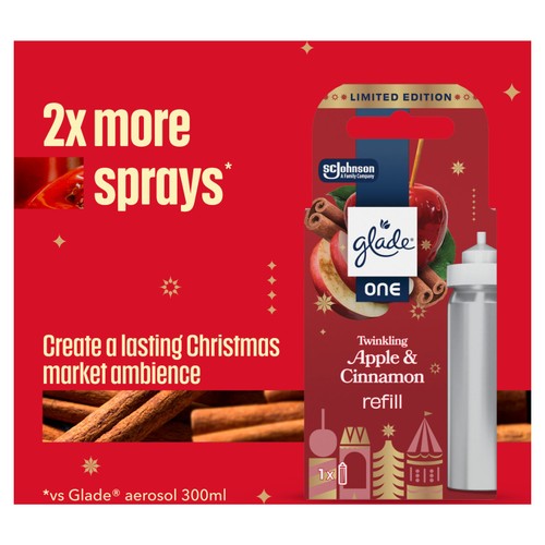Glade ONE Refill Twinkling Apple & Cinnamon
