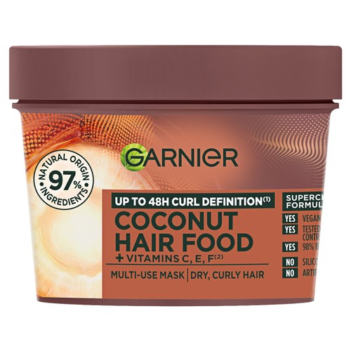 Garnier Ultimate Blends Hair Food Coconut Oil 3-in-1 Hair Mask Treatment 