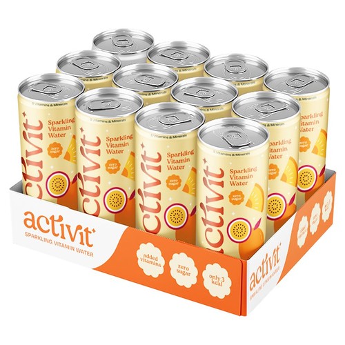 Activit Sparkling Vitamin Water Mango & Passionfruit
