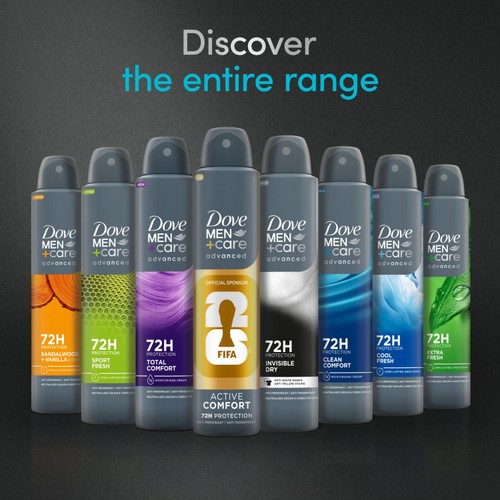 Dove Men+Care Advanced Antiperspirant Deodorant Clean Comfort
