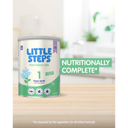 LITTLE STEPS First Infant Baby Milk Powder Formula from birth 800 g