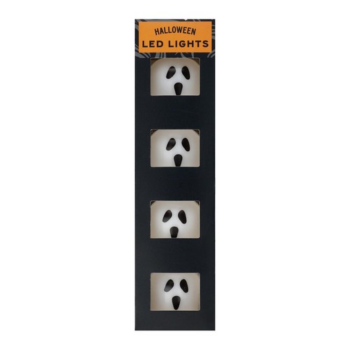 M&S Ghost Shapes LED Halloween Tealights