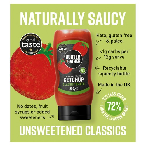 Hunter & Gather Unsweetened Tomato Ketchup