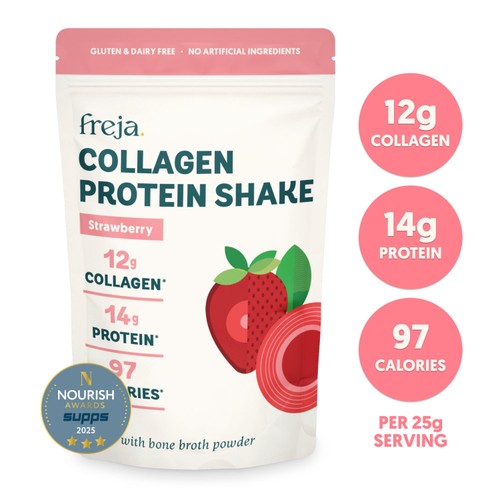 Freja Collagen Protein Strawberry Shake
