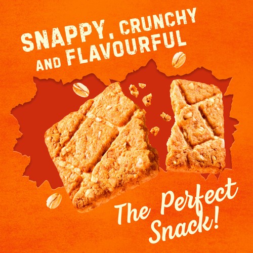 McVitie's Hobnobs Biscuits Oaty Snaps Caramel