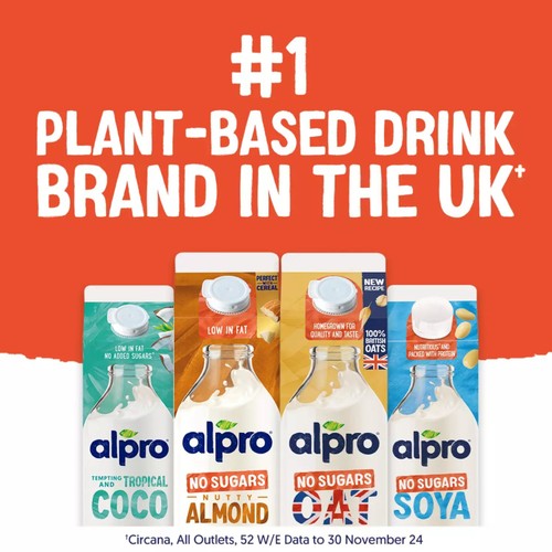 Alpro Oat No Sugar Chilled Dairy Free Drink
