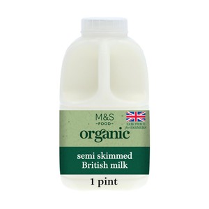 M&S Organic Semi Skimmed Milk