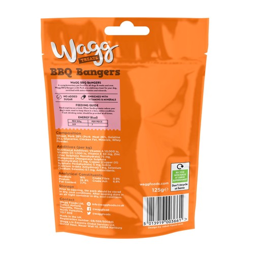 Wagg BBQ Bangers Dog Treats