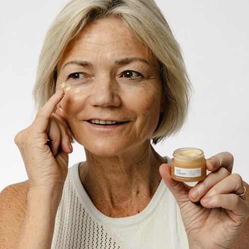 UpCircle Eye Cream with Cucumber, Hyaluronic Acid + Coffee