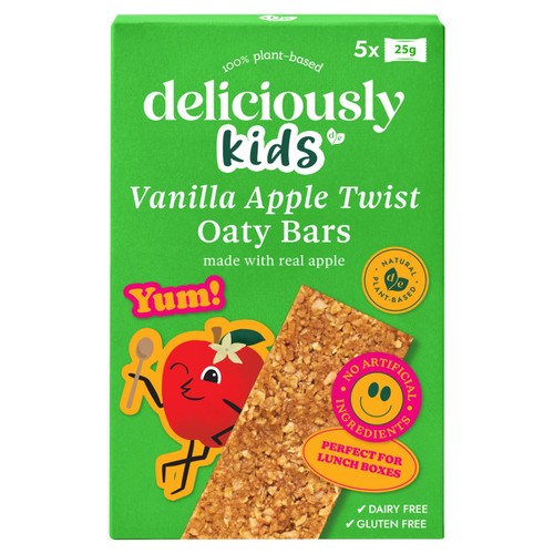 Deliciously Kids Vanilla Apple Twist Oaty Bars
