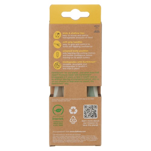 Vital Baby Nourish Big Kid Cutlery 3pk - natural