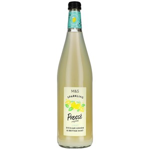 M&S Sparkling Sicilian Lemon & British Mint Presse