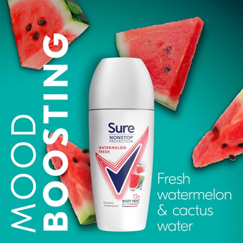 Sure Women 72hr Nonstop Antiperspirant Deodorant Roll On Uplifting & Fresh