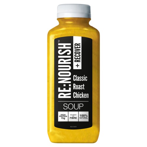 RENOURISH Recover Classic Roast Chicken, High Protein Soup
