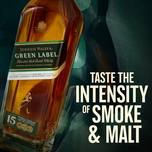 Johnnie Walker Green Label 15 Year Old Blended Scotch Whisky