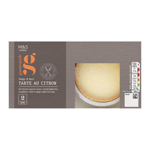 M&S Gastropub Tarte Au Citron Dessert