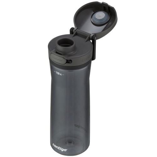 Contigo Jackson Reusable Water Bottle 720ml - Leakproof Licorice Black