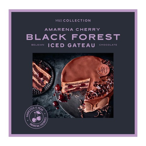 M&S Collection Black Forest Iced Gateau