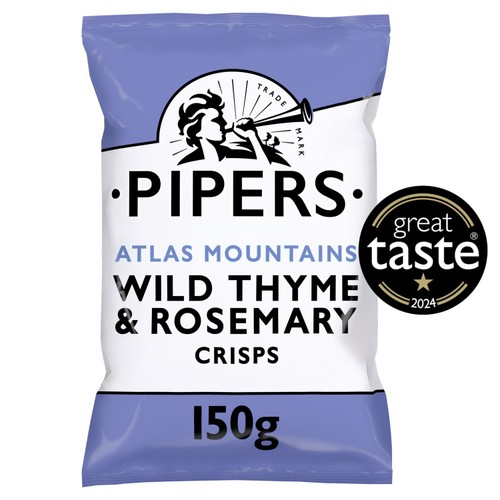 Pipers Atlas Mountains Wild Thyme & Rosemary Sharing Bag Crisps