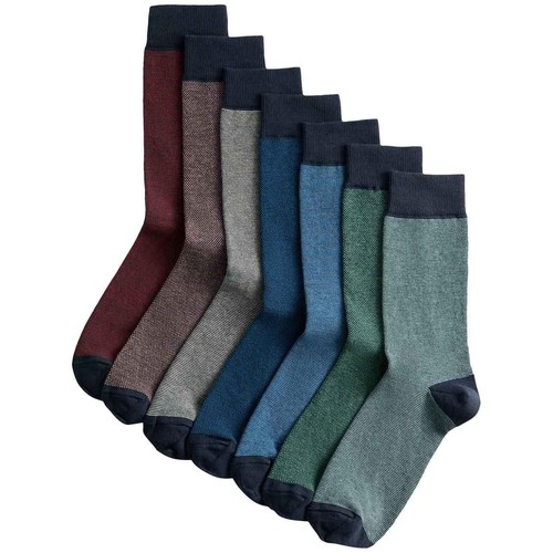 M&S Mens Cool & Fresh Cotton Rich Socks, Size 9-12, Multi