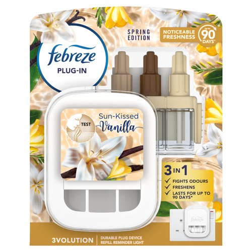 Febreze 3Volution Air Freshener Sun-Kissed Vanilla Starter Kit