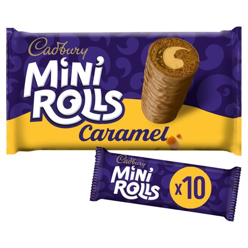 Cadbury Milk Caramel Mini Rolls Cakes