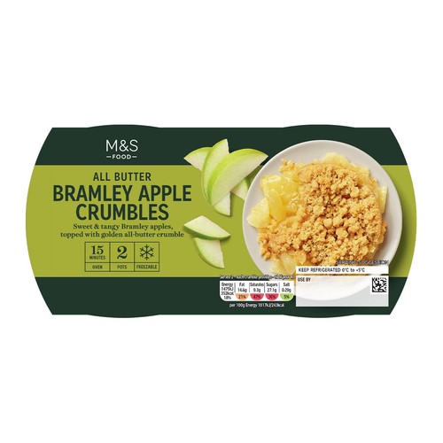 M&S Bramley Apple Crumbles