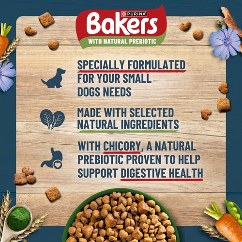 Bakers Small Dog Sensitive Tummy Chicken & Veg Dry Dog Food