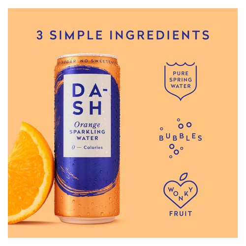 DASH Orange Infused Sparkling Water 