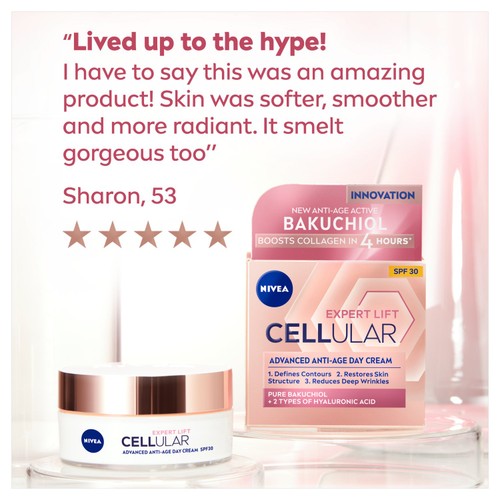 NIVEA Hyaluron Cellular Elasticity Filler Anti-Wrinkle Day Face Cream SPF30