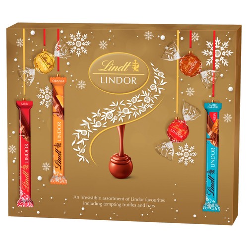 Lindt Lindor Assorted Christmas Selection Gift Box