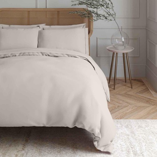 M&S Egyptian Cotton 230 Thread Count Duvet Cover, Single, Cream