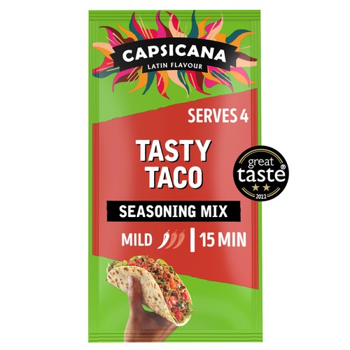 Capsicana Mexican Tasty Taco Seasoning Mix Medium/Mild