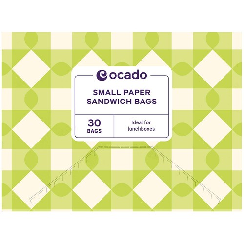 Ocado Small Paper Sandwich Bags
